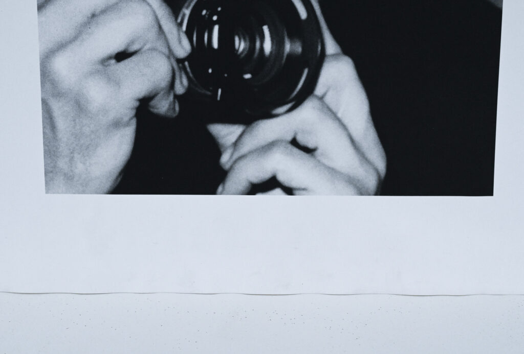 Original photograph of Cameron Alborzian by Karl Lagerfeld