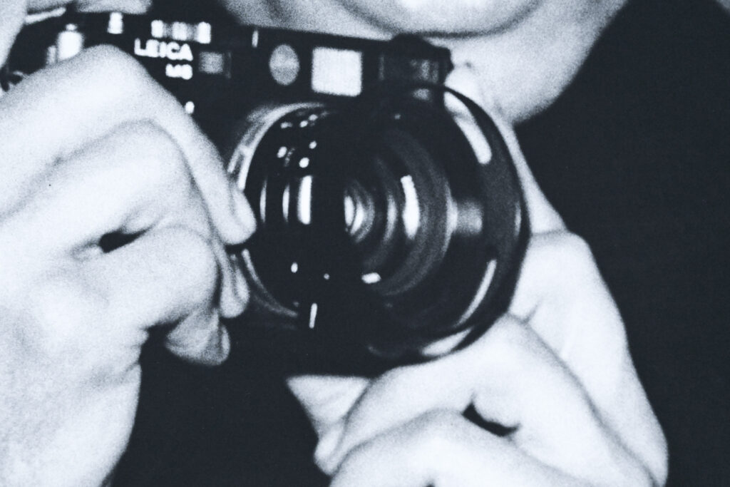 Original photograph of Cameron Alborzian by Karl Lagerfeld