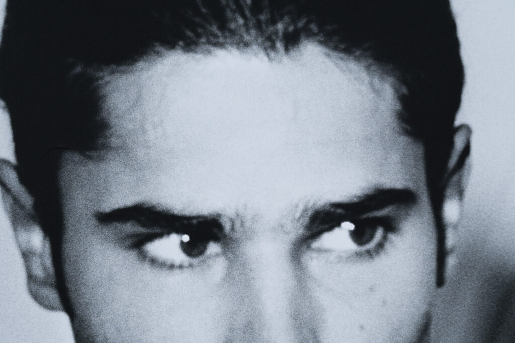 Original photograph of Cameron Alborzian by Karl Lagerfeld