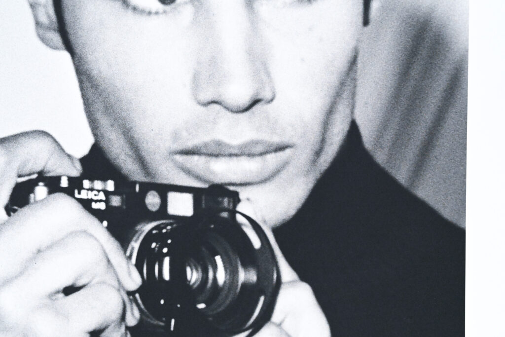 Original photograph of Cameron Alborzian by Karl Lagerfeld