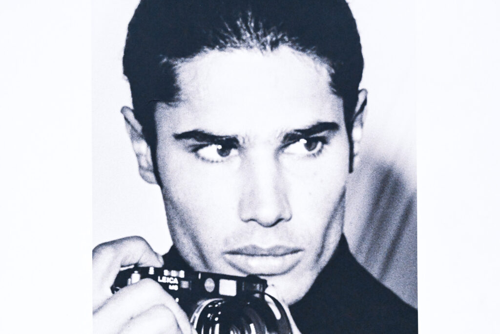 Original photograph of Cameron Alborzian by Karl Lagerfeld