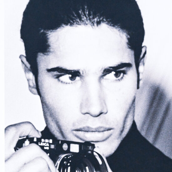 Original photograph of Cameron Alborzian by Karl Lagerfeld