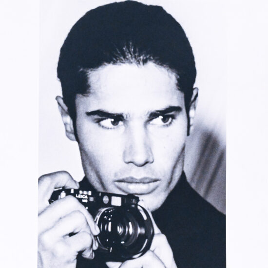 Original photograph of Cameron Alborzian by Karl Lagerfeld