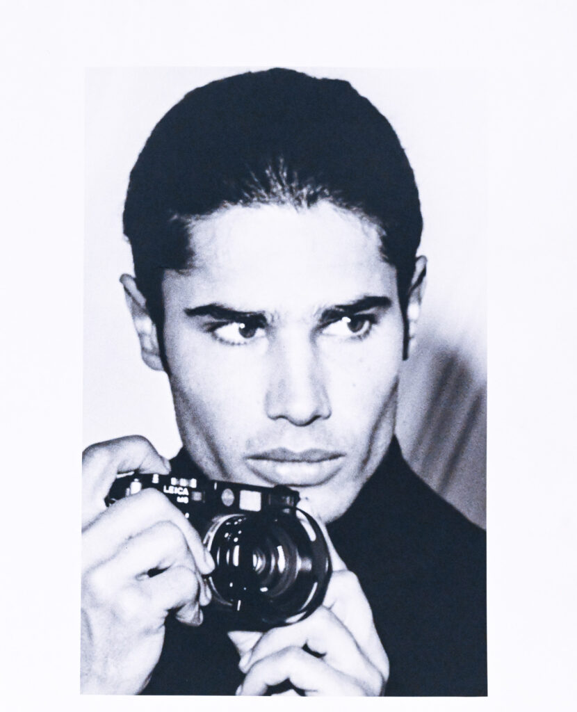 Original photograph of Cameron Alborzian by Karl Lagerfeld