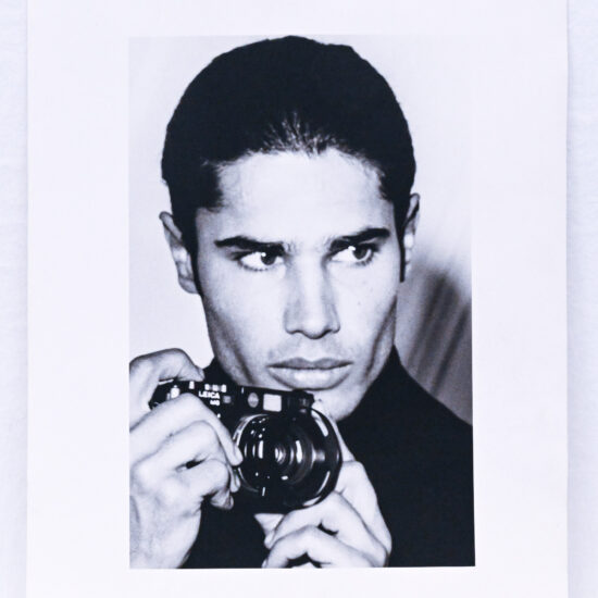 Original photograph of Cameron Alborzian by Karl Lagerfeld