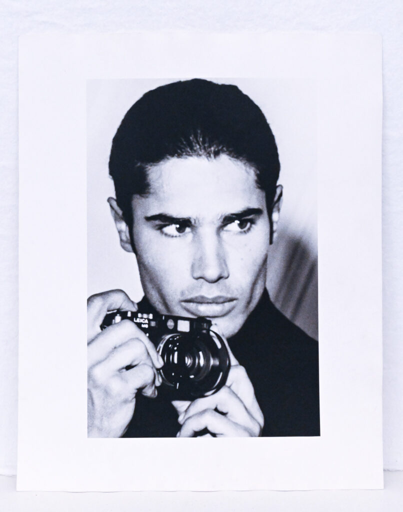 Original photograph of Cameron Alborzian by Karl Lagerfeld