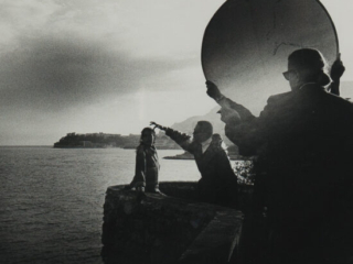 Karl Lagerfeld on location