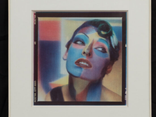 1992 series also for Vogue features close-ups of Canadian supermodel Linda Evangelista, her face painted in color blocks of cherry red, teal blue, bubblegum pink and saffron in the style of renowned Expressionist painter Alexej Jawlensky.