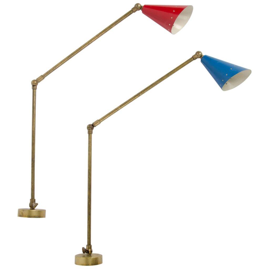 Pair of Articulated Italian Wall Sconces