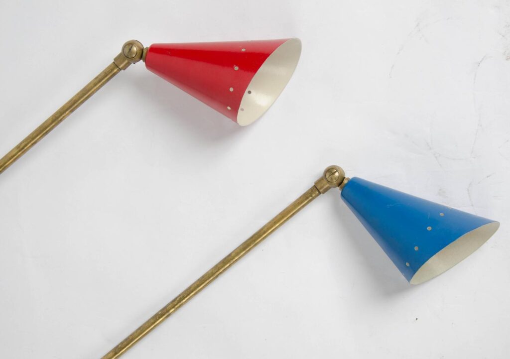 Pair of Articulated Italian Wall Sconces2