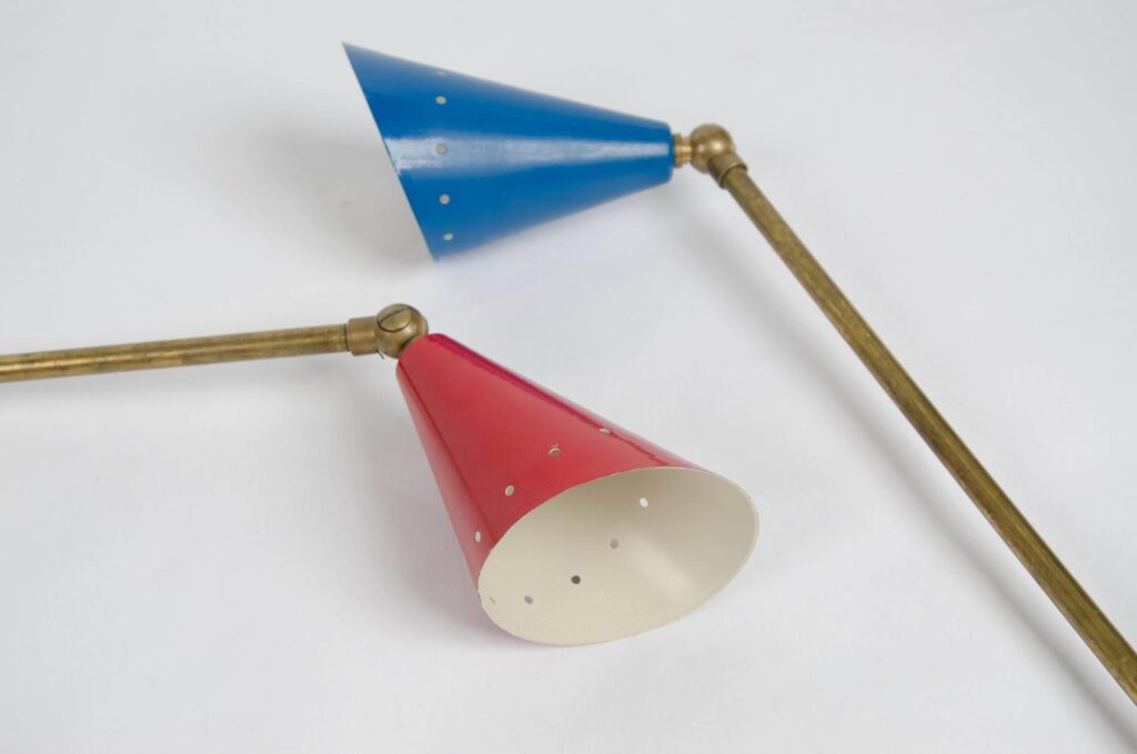 Pair of Articulated Italian Wall Sconces6