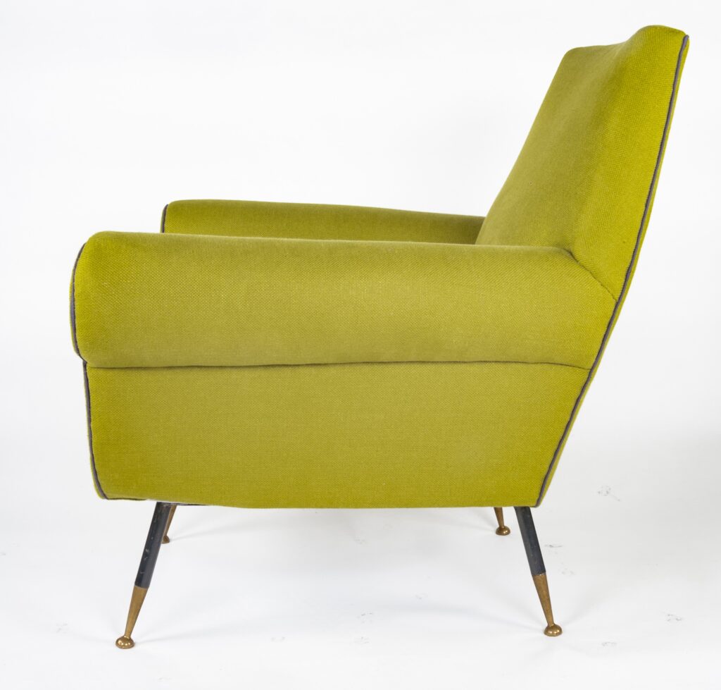 Pair of Gigi Radice Italian armchairs2