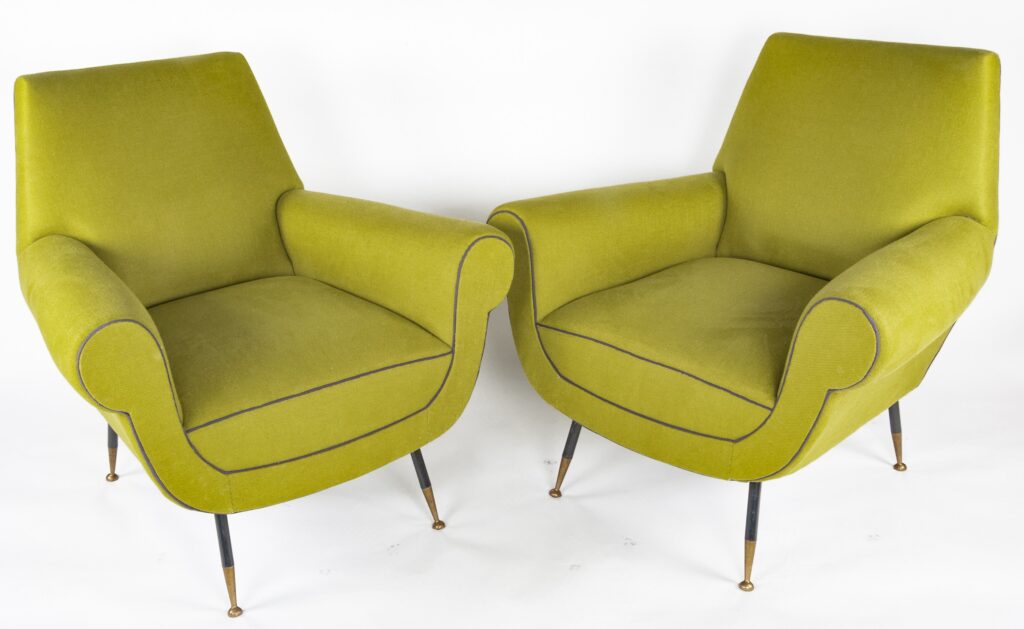 Pair of Gigi Radice Italian armchairs3