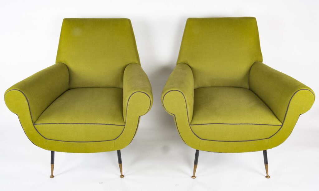 Pair of Gigi Radice Italian armchairs6