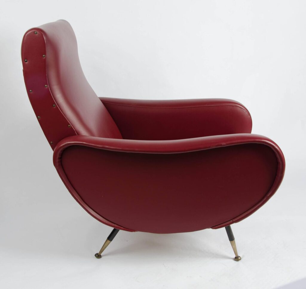 Pair of Italian Marco Zanuso Style Armchairs3