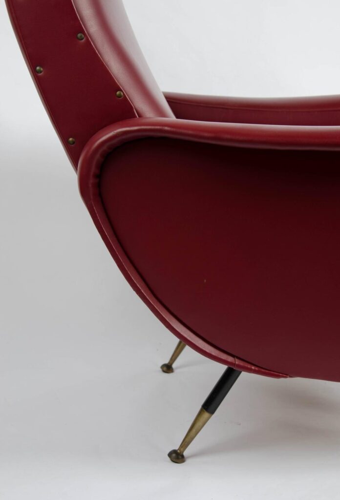 Pair of Italian Marco Zanuso Style Armchairs4