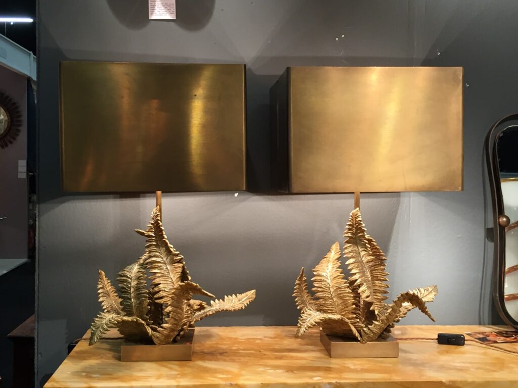 Pair of Maison Charles Fougere table lamps-2