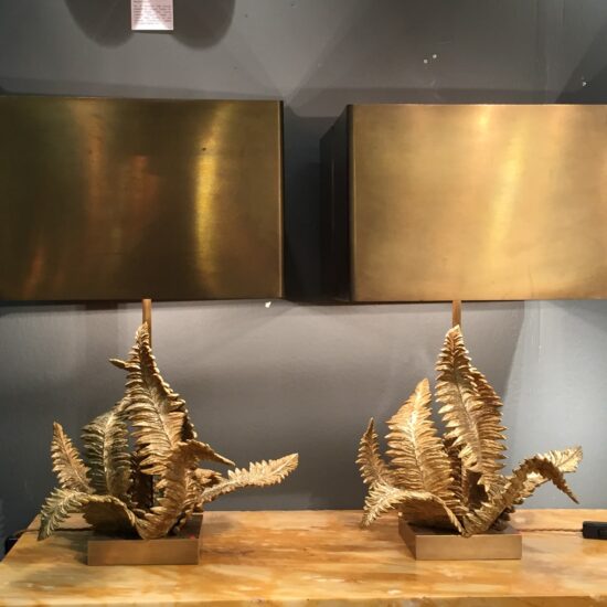 Pair of Maison Charles Fougere table lamps-2
