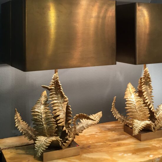 Pair of Maison Charles Fougere table lamps-3