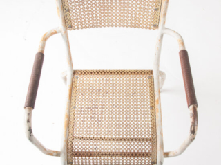 Pair of Mategot style metal armchairs-14