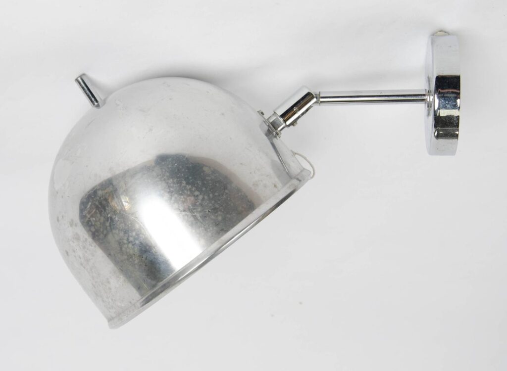 Pair of Swedish Chrome Wall Lights by Bergboms3
