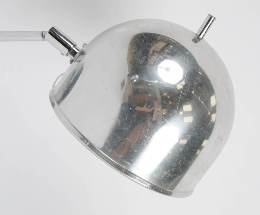 Pair of Swedish Chrome Wall Lights by Bergboms4