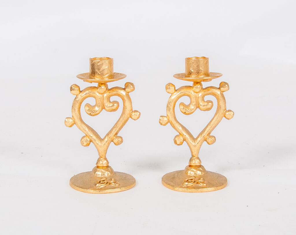 Pair of candlesticks by Edouard Rambaud -1