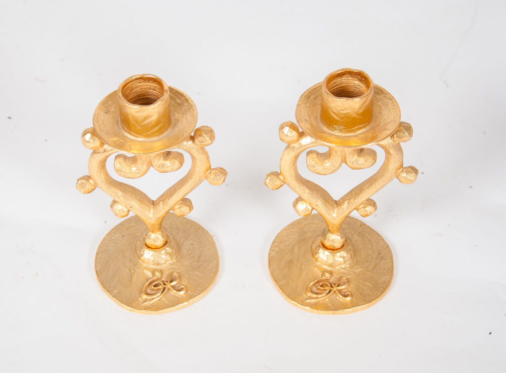 Pair of candlesticks by Edouard Rambaud -2