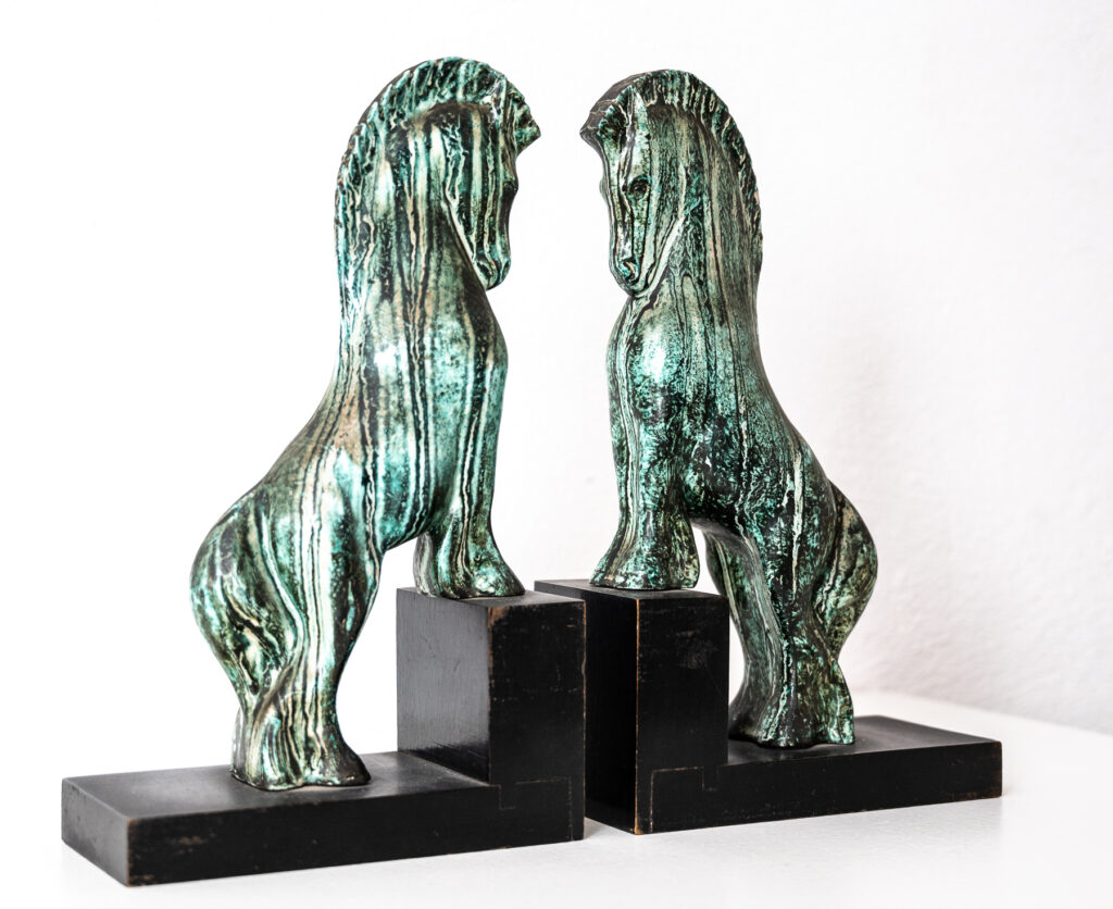 Pair-of-ceramic-and-wood-bookends-by-Guido-Cacciapuoti4
