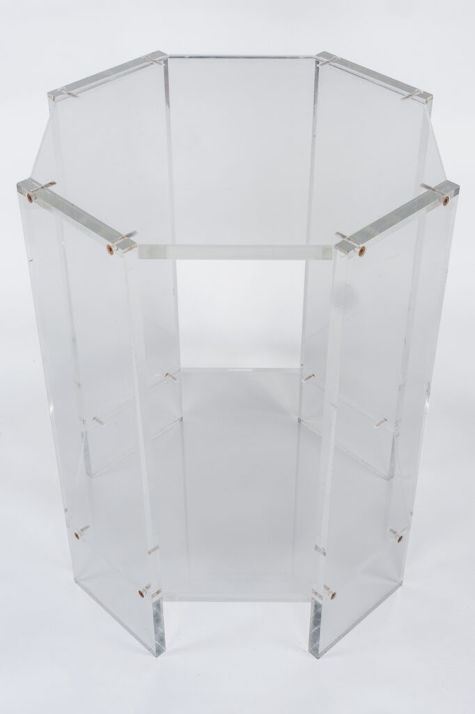 Pair of lucite occassional tables6