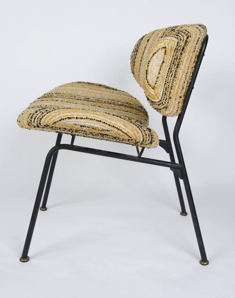 Pair of upholstered side chairs attributed to Rima4