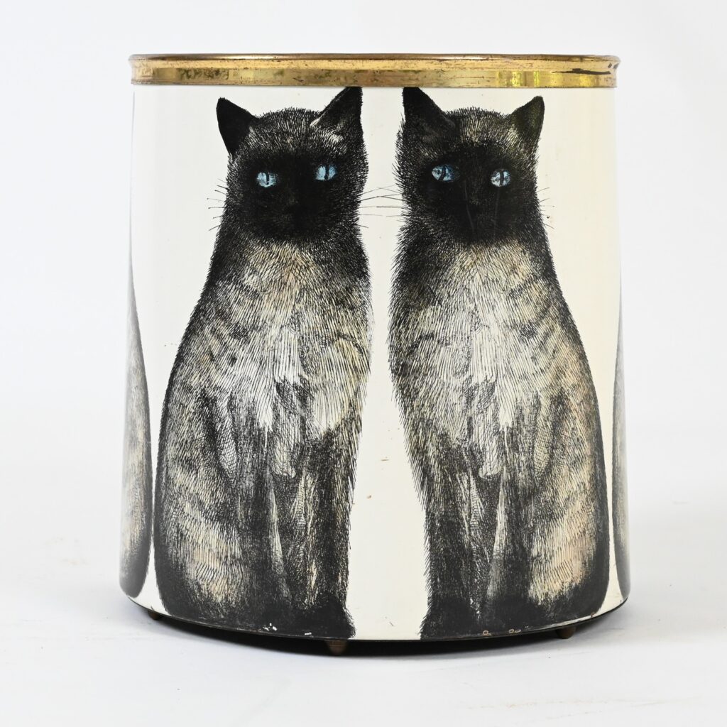Piero-Fornasetti-Siamese-cats-wastepaper-basket2