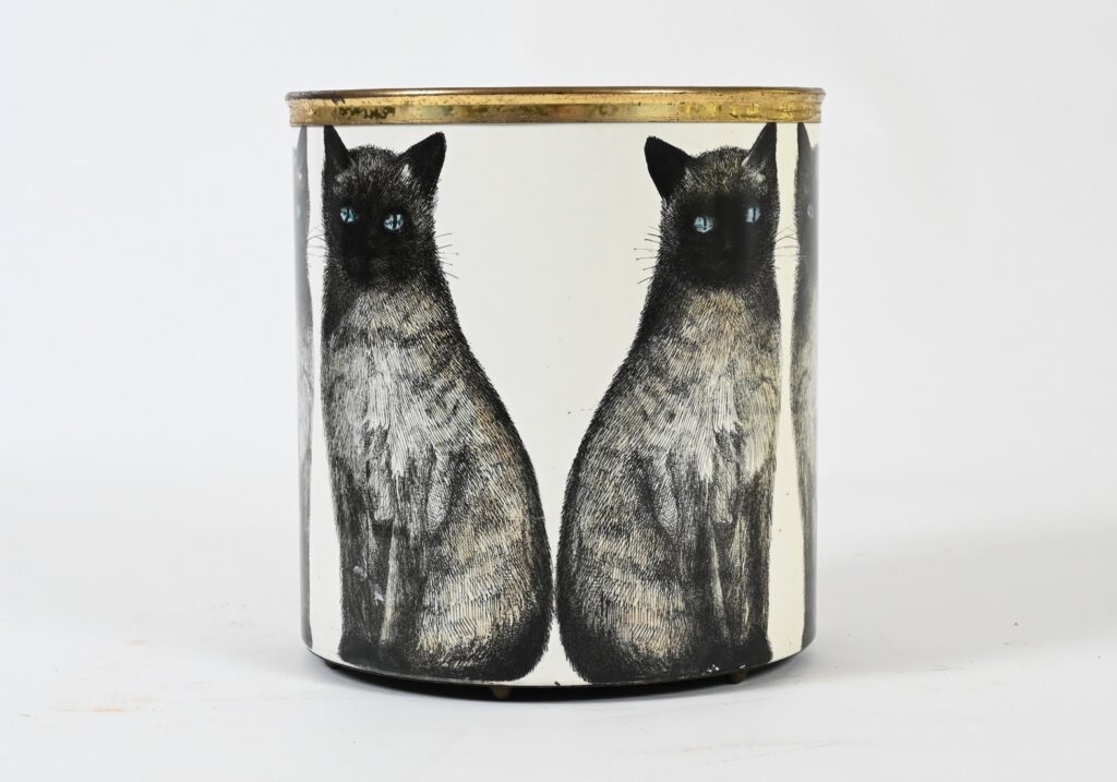 Piero-Fornasetti-Siamese-cats-wastepaper-basket3