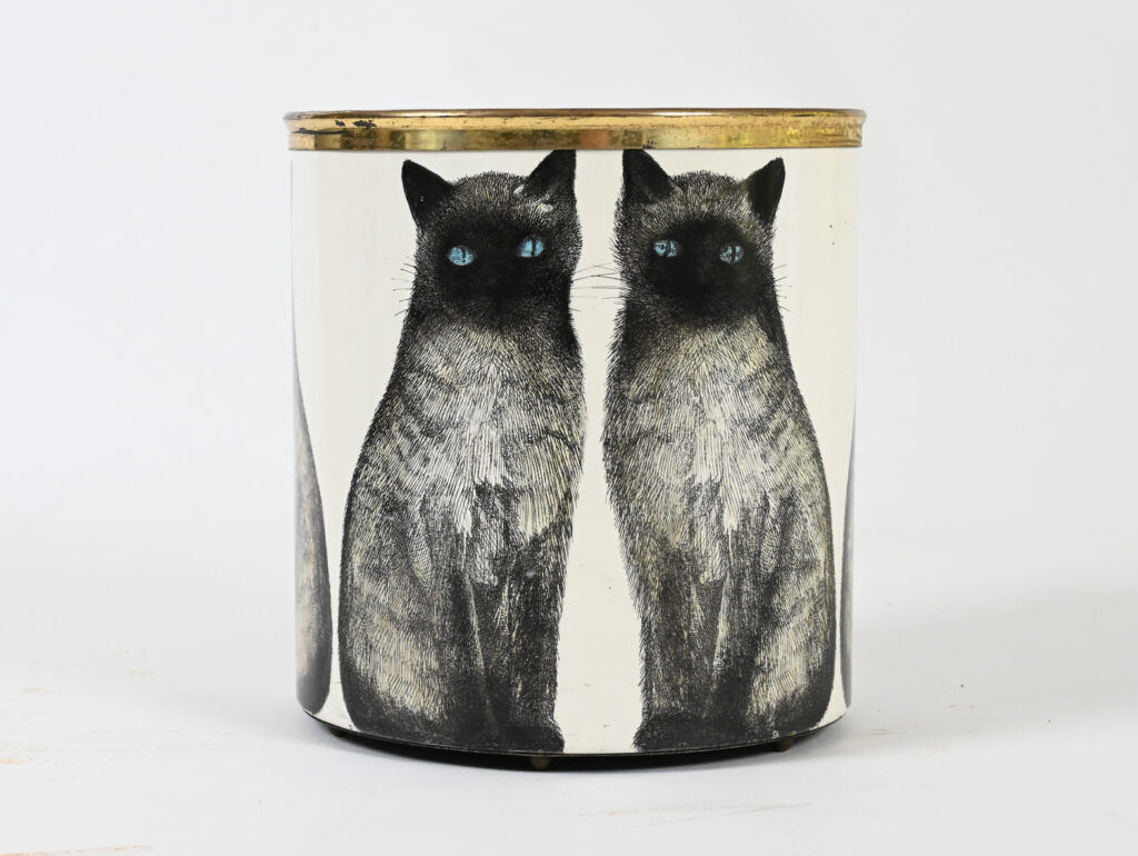 Piero-Fornasetti-Siamese-cats-wastepaper-basket4