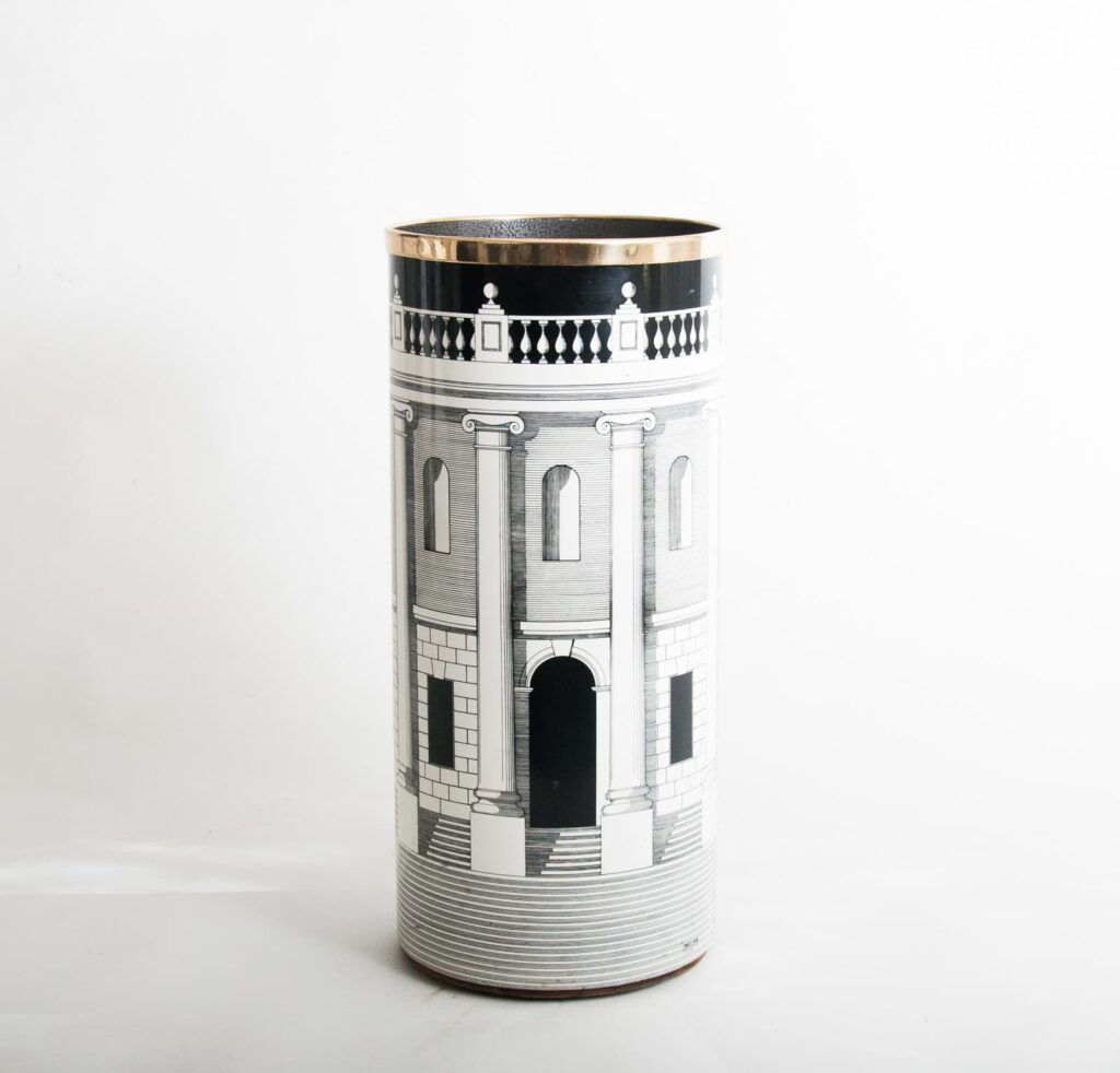 Piero Fornasetti casa con colonne umbrella stand-1