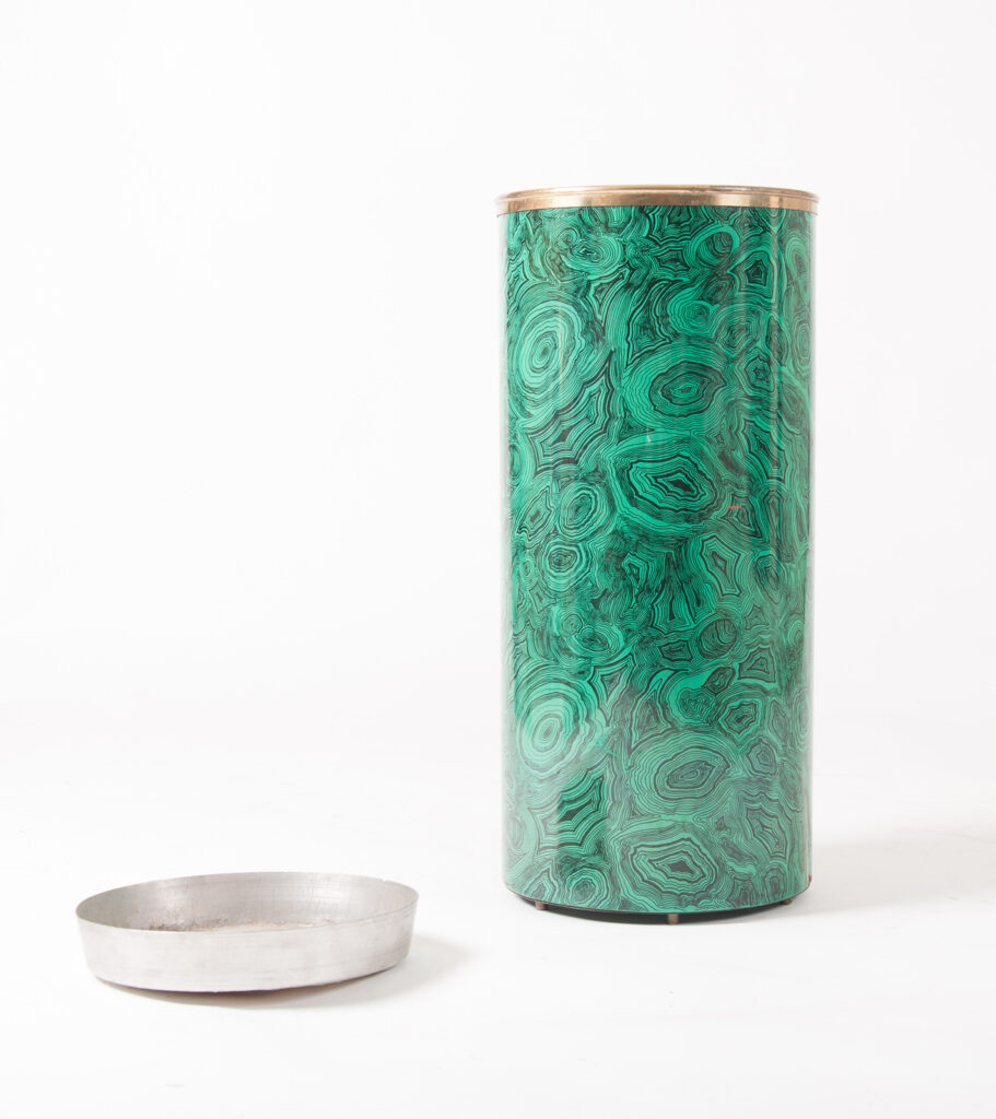 Piero Fornasetti malachite pattern umbrella holder-1