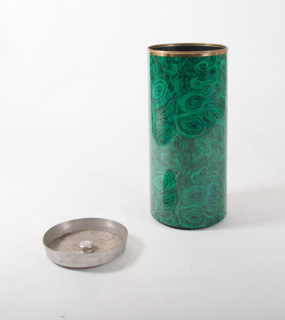 Piero Fornasetti malachite pattern umbrella holder-2
