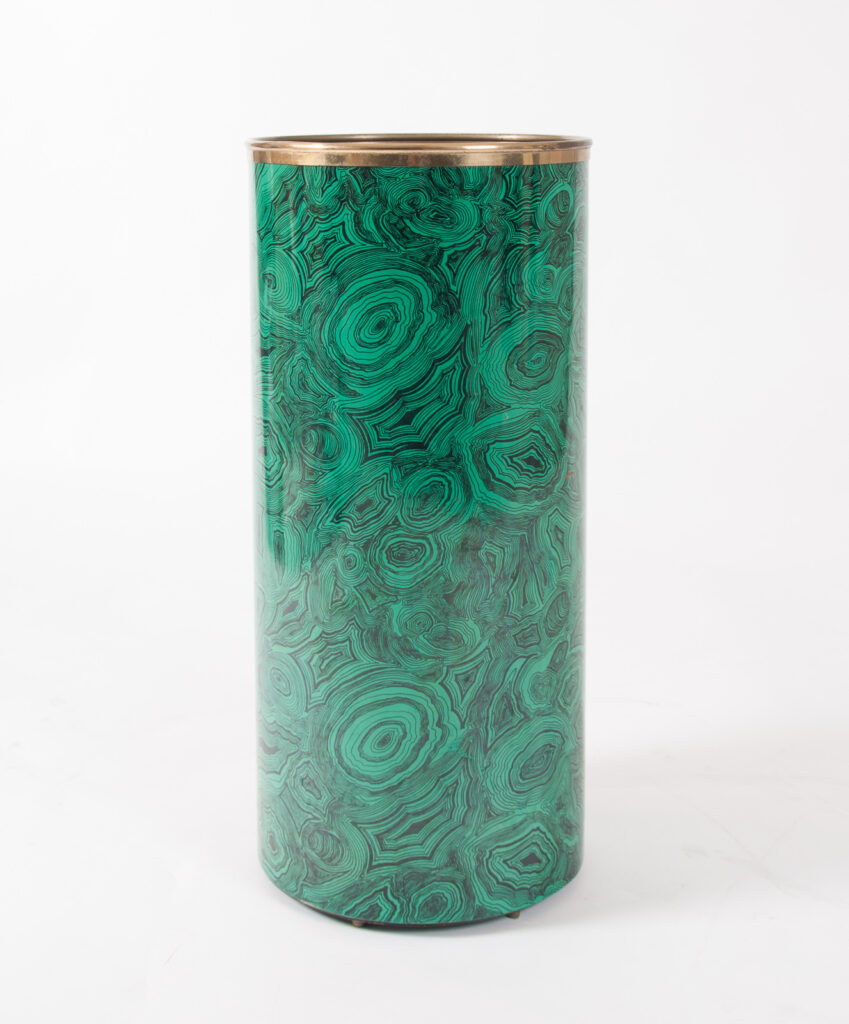 Piero Fornasetti malachite pattern umbrella holder-3