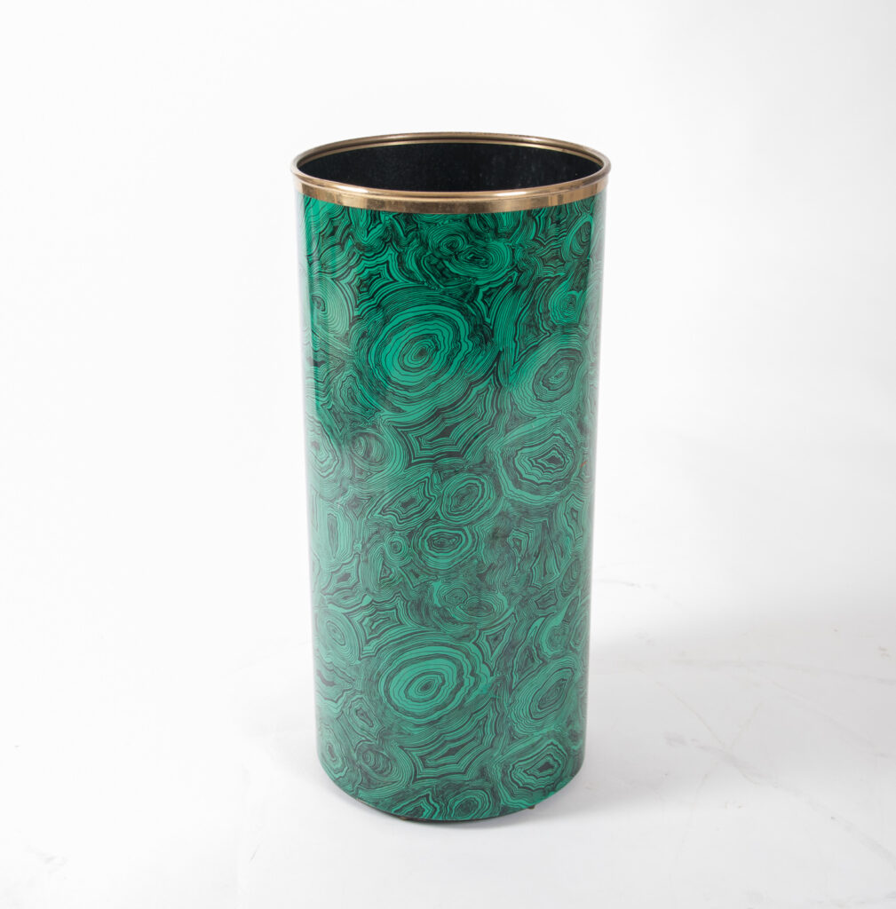 Piero Fornasetti malachite pattern umbrella holder-5