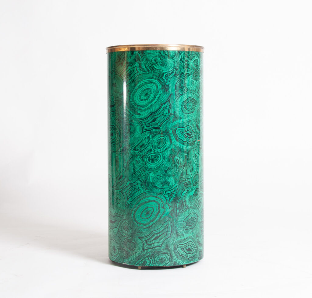 Piero Fornasetti malachite pattern umbrella holder-6
