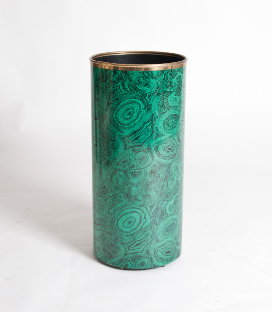 Piero Fornasetti malachite pattern umbrella holder-8