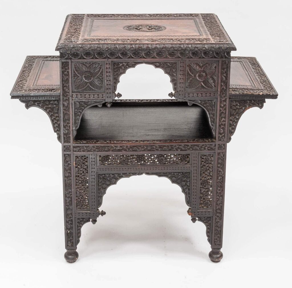 Syrian rosewood two tier table1