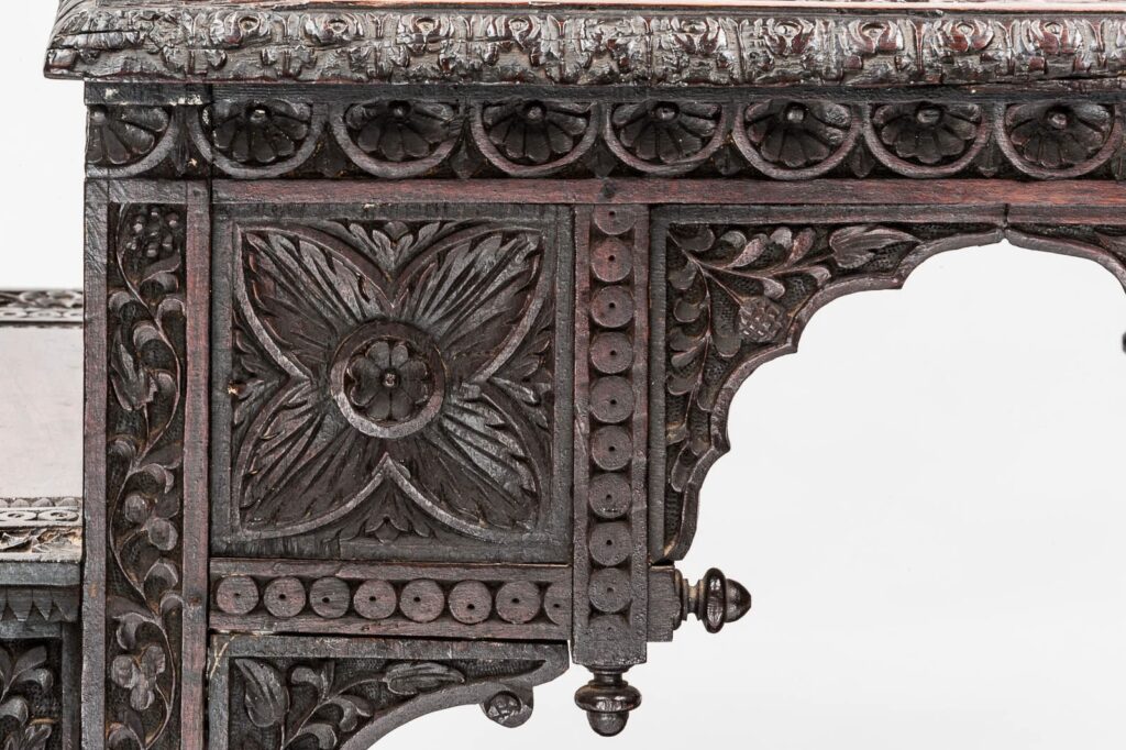 Syrian rosewood two tier table3