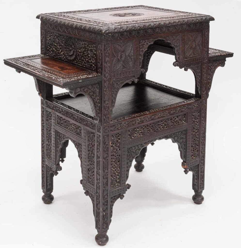 Syrian rosewood two tier table4