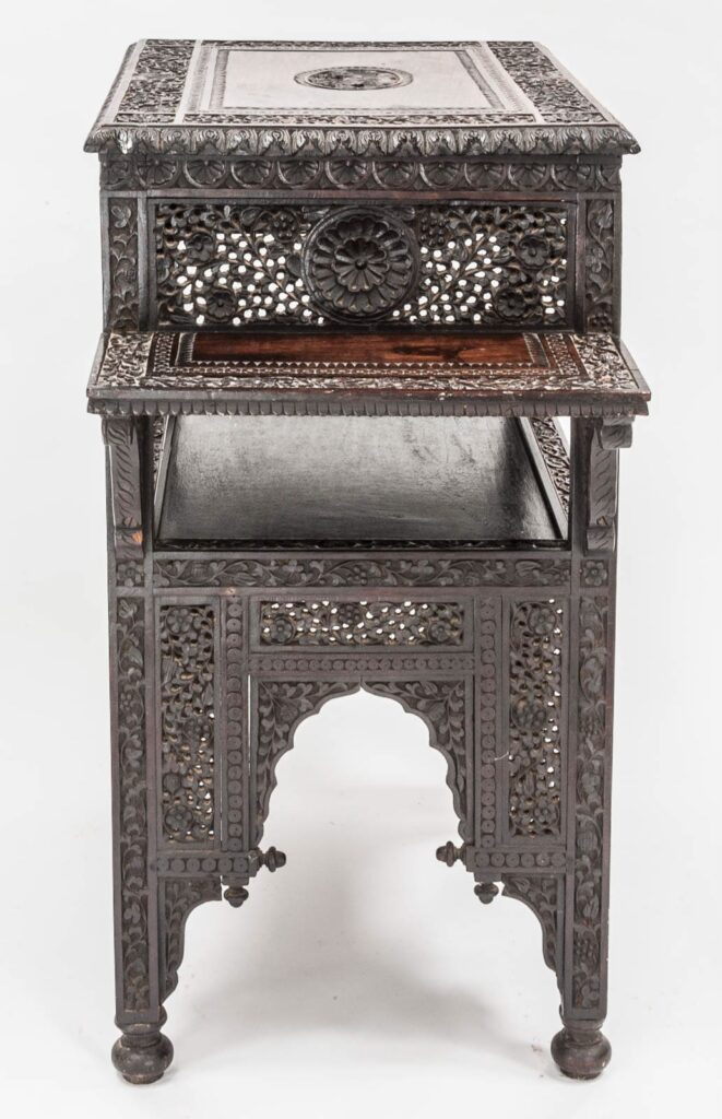 Syrian rosewood two tier table5