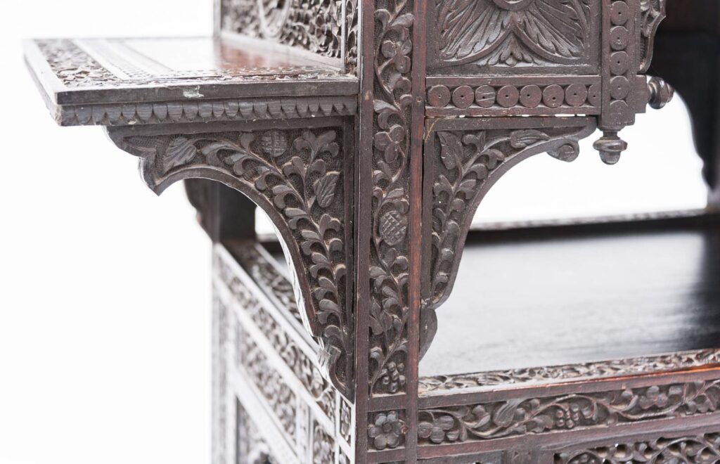 Syrian rosewood two tier table8