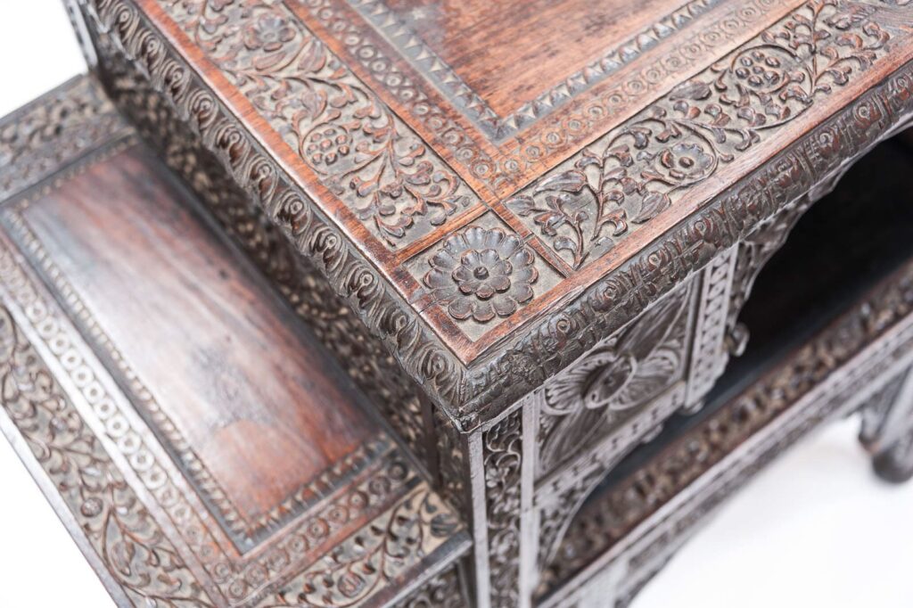 Syrian rosewood two tier table9