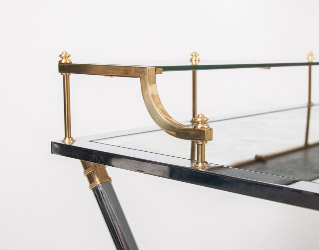 brass and steel desk by Maison Jansen-6