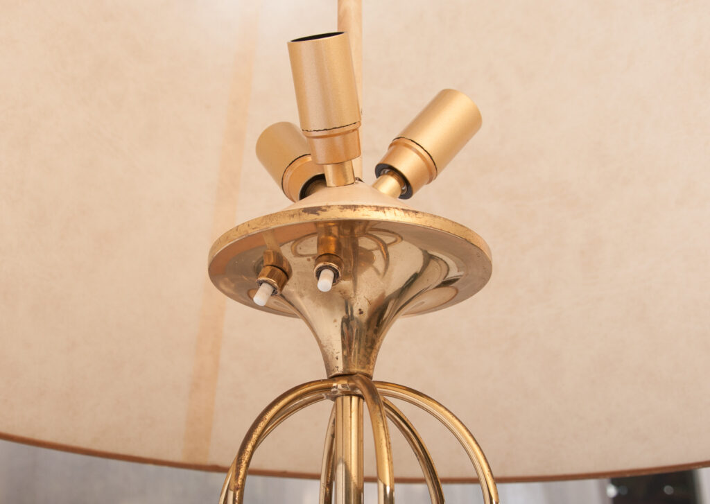 documented mid century Maison Arlus floor lamp-11