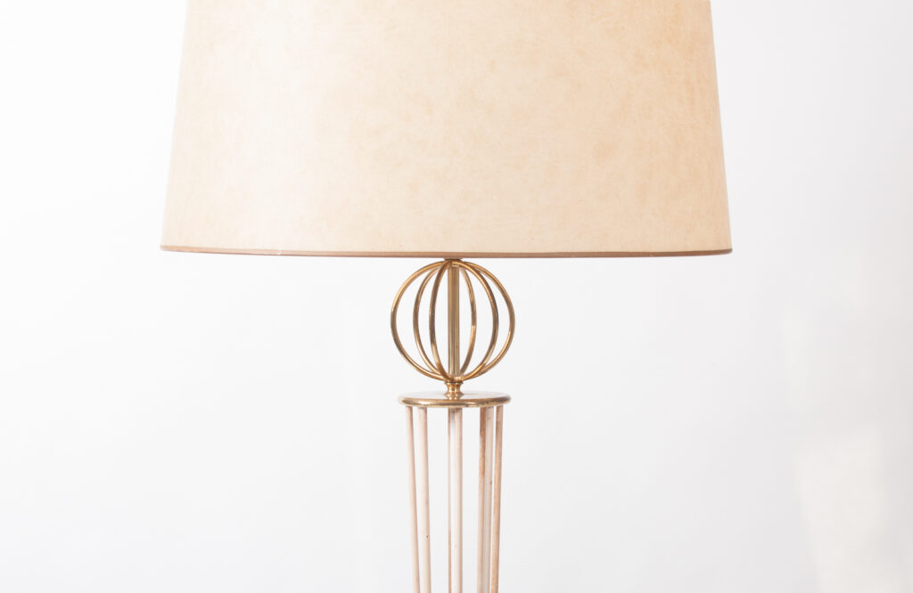 documented mid century Maison Arlus floor lamp-2